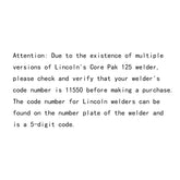 10 ft MIG Gun Replacement w/ Bonus fit Lincoln Core Pak 125 CorePak 11550 Welder